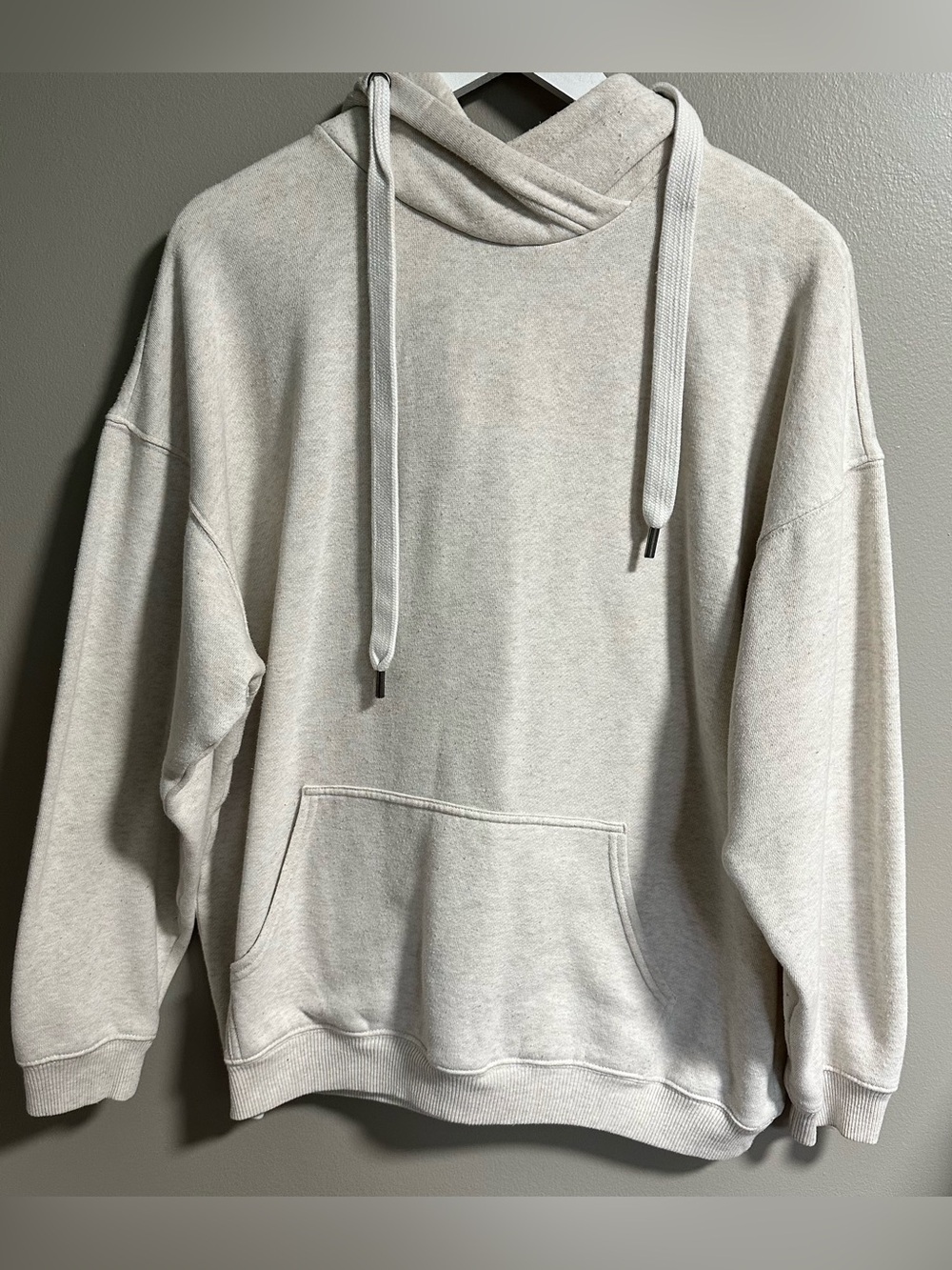 Aerie Jet Setter Light Cream Pullover Hoodie in Medium
